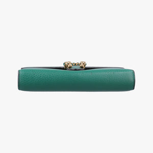 Pre-owned Gucci Dionysus Green Leather 401231 shoulderbag | stylenewstar