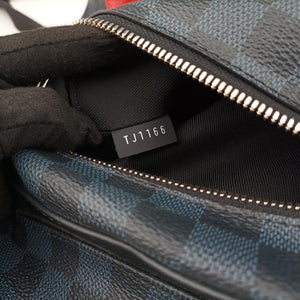 Pre-owned Louis Vuitton JOSH 2017 America's Cup Regatta Series Noir×multi Damier Cobalt N41612 backpack/rucksack | stylenewstar