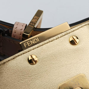 Pre-owned Fendi Cookie Mini Pink Leather 8BS065 handbag | stylenewstar