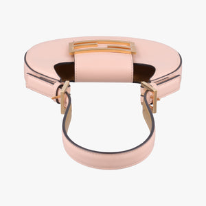 Pre-owned Fendi Cookie Mini Pink Leather 8BS065 handbag | stylenewstar