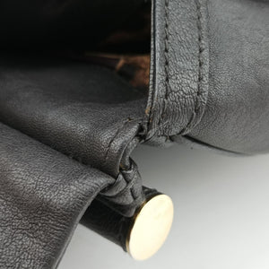 Pre-owned Dolce & Gabbana SICILY Black Leather shoulderbag | stylenewstar