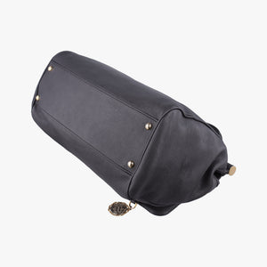 Pre-owned Dolce & Gabbana SICILY Black Leather shoulderbag | stylenewstar