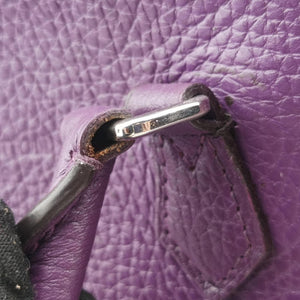 Pre-owned Louis Vuitton Parnassea Alma PM Violet Taurillon Leather M48881 shoulderbag | stylenewstar