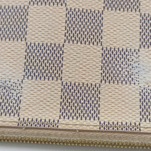 Pre-owned Louis Vuitton Pochette FeLICIE AZUR Damier Canvas N63106 shoulderbag | stylenewstar