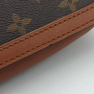 Pre-owned Louis Vuitton DAUPHINE brown monogram reverse M44586 bum bag/waist bag | stylenewstar
