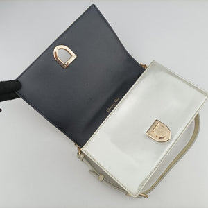 Secondhand Christian Dior Diorama White Leather shoulderbag | stylenewstar