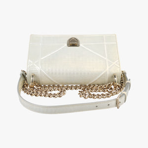 Secondhand Christian Dior Diorama White Leather shoulderbag | stylenewstar