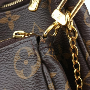 Vintage Louis Vuitton MULTI POCHETTE ACCESSOIRES Brown × Khaki Monogram Canvas M44840 shoulderbag | stylenewstar