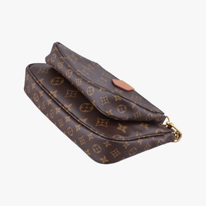 Vintage Louis Vuitton MULTI POCHETTE ACCESSOIRES Brown × Khaki Monogram Canvas M44840 shoulderbag | stylenewstar