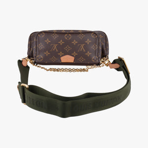 Vintage Louis Vuitton MULTI POCHETTE ACCESSOIRES Brown × Khaki Monogram Canvas M44840 shoulderbag | stylenewstar