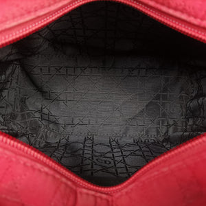 Pre-owned Christian Dior Lady Dior Red Nylon handbag | stylenewstar