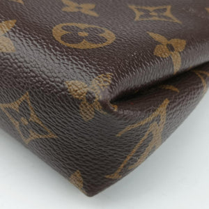 Pre-owned Louis Vuitton PALLAS Clutch brown×CERISE Monogram Canvas×calf leather M41638 shoulderbag | stylenewstar