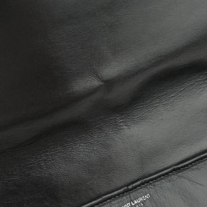 Pre-owned Yves Saint Laurent Betty Black Leather 315680 shoulderbag | stylenewstar