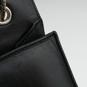 Pre-owned Yves Saint Laurent Betty Black Leather 315680 shoulderbag | stylenewstar