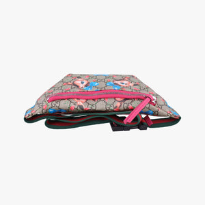 Pre-owned Gucci kids GG Deer Print Multicolor PVC coated canvas 502095 bum bag/waist bag | stylenewstar