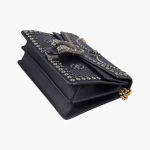 Secondhand Gucci Dionysus Black Leather 400249 shoulderbag | stylenewstar