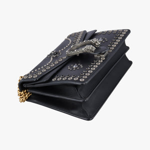 Secondhand Gucci Dionysus Black Leather 400249 shoulderbag | stylenewstar