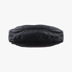 Pre-owned Gucci GG Imprime Messenger Black Leather 201448 shoulderbag | stylenewstar