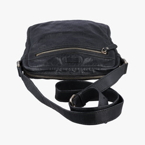 Pre-owned Gucci GG Imprime Messenger Black Leather 201448 shoulderbag | stylenewstar