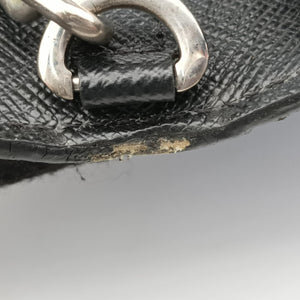 Pre-owned Louis Vuitton Twist chain wallet Blue × brown Epi leather shoulderbag | stylenewstar