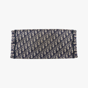 Pre-owned Christian Dior Book Tote Navy Jacquard handbag | stylenewstar