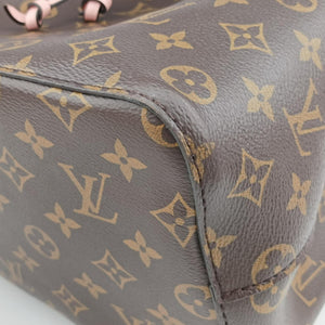 Secondhand Louis Vuitton NeoNoe BROWN×Rose Poodle Monogram Canvas M44022 shoulderbag | stylenewstar
