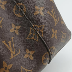 Secondhand Louis Vuitton NeoNoe BROWN×Rose Poodle Monogram Canvas M44022 shoulderbag | stylenewstar