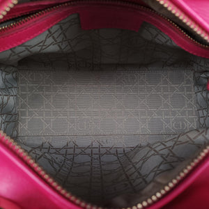 Secondhand Christian Dior Lady Dior Rose lambskin handbag | stylenewstar