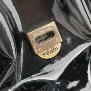 Pre-owned Fendi B Bag Black Patent 8BN165 handbag | stylenewstar