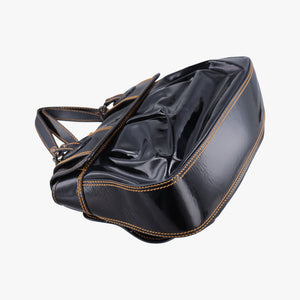 Pre-owned Fendi B Bag Black Patent 8BN165 handbag | stylenewstar