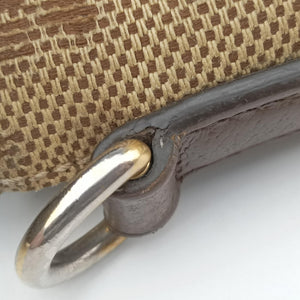 Pre-owned Gucci Jumbo GG Camel × Ebony GG Canvas × Leather 699130 shoulderbag | stylenewstar
