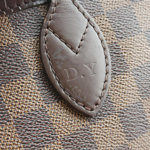 Pre-owned Louis Vuitton NEVERFULL MM EBENE Damier Canvas N51106 shoulderbag | stylenewstar