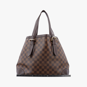 Pre-owned Louis Vuitton HAMPSTEAD MM EBENE Damier Canvas N51204 handbag | stylenewstar
