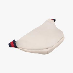 Pre-owned Gucci Print White Leather 527792 bum bag/waist bag | stylenewstar