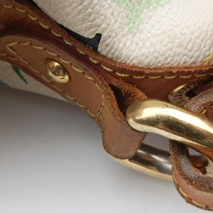 Pre-owned Louis Vuitton Petit NOe white Monogram Multicolor M42229 shoulderbag | stylenewstar