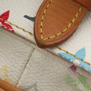 Pre-owned Louis Vuitton Petit NOe white Monogram Multicolor M42229 shoulderbag | stylenewstar