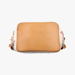 Pre-owned Louis Vuitton Petit NOe white Monogram Multicolor M42229 shoulderbag | stylenewstar