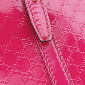 Pre-owned Gucci Microguccissima Rose Patent Leather 309617 shoulderbag | stylenewstar