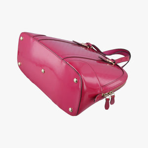 Pre-owned Gucci Microguccissima Rose Patent Leather 309617 shoulderbag | stylenewstar