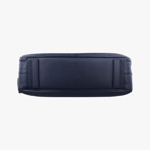 Secondhand Prada business bag briefcase Navy SAFFIANO Leather 2VE363 handbag | stylenewstar