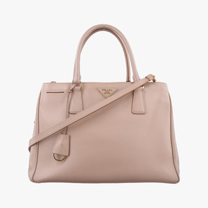 Pre-owned Prada Galleria Pink SAFFIANO Leather BN1786 shoulderbag | stylenewstar