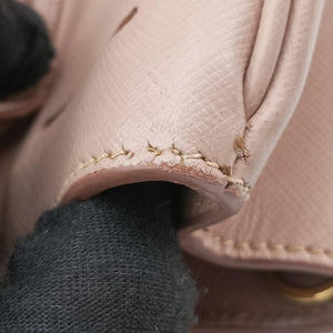 Pre-owned Prada Galleria Pink SAFFIANO Leather BN1786 shoulderbag | stylenewstar