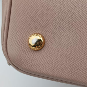 Pre-owned Prada Galleria Pink SAFFIANO Leather BN1786 shoulderbag | stylenewstar