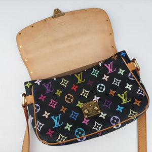 Pre-owned Louis Vuitton Sologne Noir Monogram Multicolor M92639 shoulderbag | stylenewstar