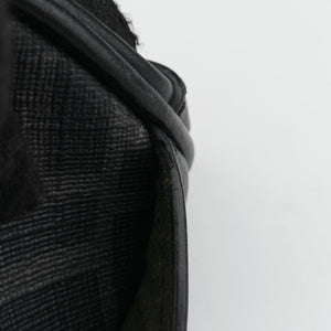 Pre-owned Fendi Camera case Black PVC Coated Canvas 7M0286 shoulderbag | stylenewstar