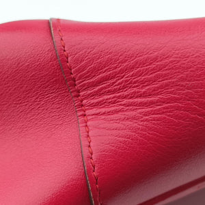 Pre-owned Gucci GG Marmont Red Leather 443497 shoulderbag | stylenewstar