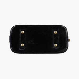 Pre-owned Louis Vuitton Nicolas Squiere Sticker Alma BB Ivory×black×multi Vernis M50419 shoulderbag | stylenewstar