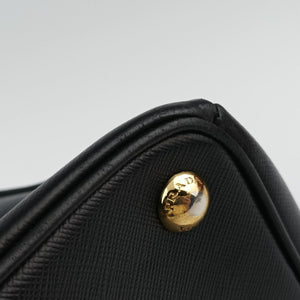 Pre-owned Prada Galleria Black SAFFIANO Leather BN2274 shoulderbag | stylenewstar