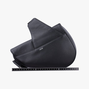 Pre-owned Christian Dior Saddle Black Leather bum bag/waist bag | stylenewstar