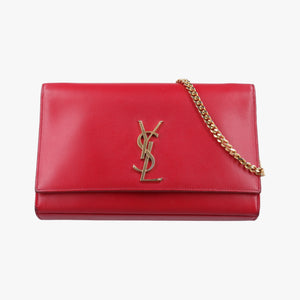 Pre-owned Yves Saint Laurent KATE Red Caviar leather 364021 shoulderbag | stylenewstar